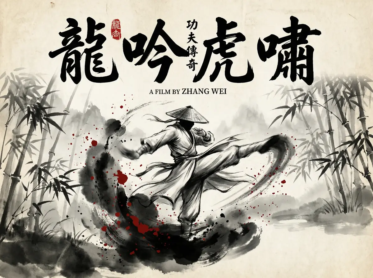 功夫电影海报：龙吟虎啸 - 四虎视频